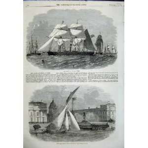   1858 Brazilian Gun Boat Fleet London Yacht Club Match