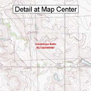  USGS Topographic Quadrangle Map   Grindstone Butte, South 