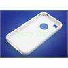 NEW SOFT WHITE SMOOTH TPU RUBBER CASE SHIELD COVER for iPhone 4 4S 4G 