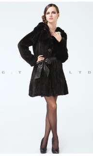   vanity winter mink fur knit coat jacket outwear garment clothes coat D