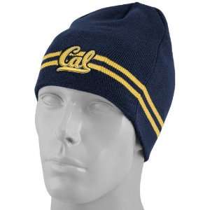  Nike Cal Golden Bears Navy Blue Fourth & Long Knit Beanie 