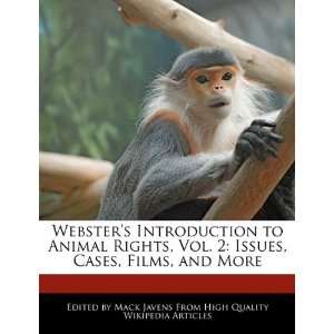  Websters Introduction to Animal Rights, Vol. 2 Issues 