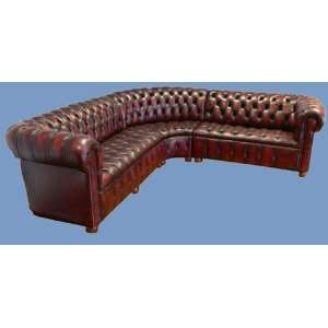  Chesterfield Leather Corner Suite