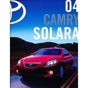  2004 Toyota Camry Solara Deluxe Sales Brochure Everything 