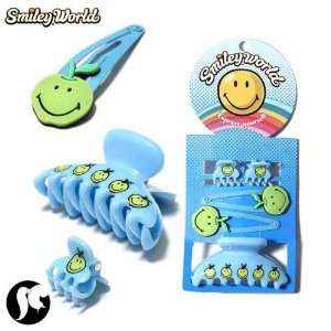   HAIR ACCESSORIES SET PLASTIC LICENSES KID ZOTHER SUMMER SMILEY APPLE