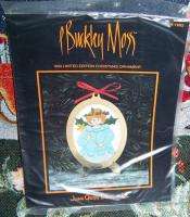 BUCKLEY MOSS 1993 LIMITED EDITION CHRISTMAS ORNAMENT IN PACKAGE 