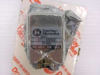 Dow Key Microwave 411 420832 SMA Coaxial Switch NEW  