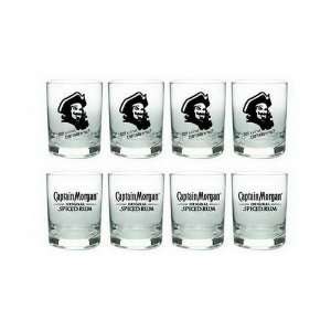  Captain Morgan Spiced Rum DOF Glass Set