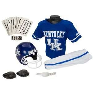 Kentucky Wildcats UK NCAA Football Deluxe Uniform Set Size Small 