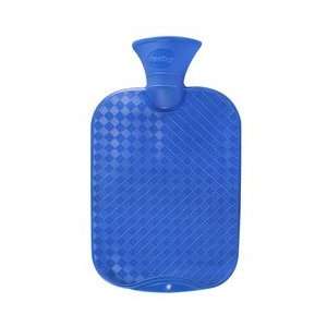  Blue Classic Cross Hatched Water Bottle 2l hot water bottle 