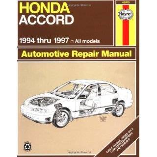 Honda Accord Automotive Repair Manual  Models …