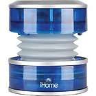 iHome Rechargeable Mini Speaker Blue IHM60LT Portable Translucent 