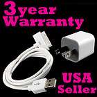 USB Wall Adapter Charger+Cabl​e Cord For iPod Touch Nano Mini iPhone 