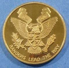 Rangers Lead the Way Sua Sponte Department of the ARMY Challenge Coin 