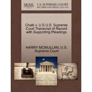   Pleadings (9781270312970) HARRY MCMULLAN, U.S. Supreme Court Books