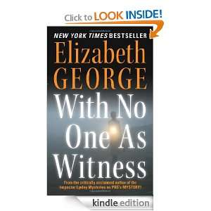 With No One As Witness (Inspector Lynley) Elizabeth George  