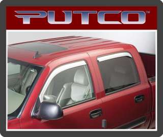 480011 Putco Chrome Window Vent Visors Chevy / GMC 010536480115  