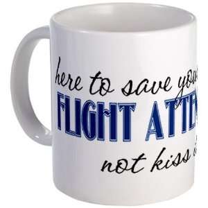   Here to Save blue Funny sayings Mug by 