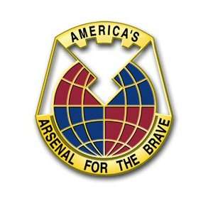 United States Army Material Command Unit Crest Patch Decal Sticker 5.5 