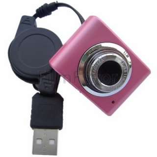 NEW Pink MINI USB Web Cam Camera Webcam +MIC For Laptop PC Notebook 