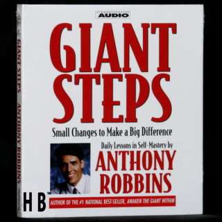   Robbins GIANT STEPS on 2 Audio CDs NLP Success Life Coaching  