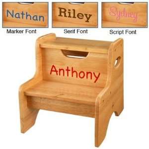  KidKraft 15511 Personalized Two Step Stool in Natural 