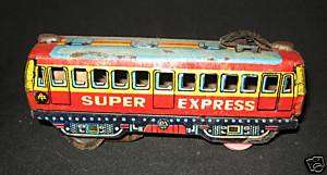 Old Vintage Friction Powered Train from India 1950 rare  
