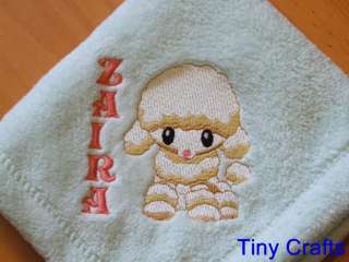 Personalized Microfleece Small Pet Blanket 6 colors  