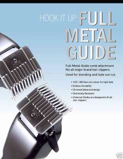 METAL CLIPPER GUIDE, FITS ANDIS,OSTER, WAHL  