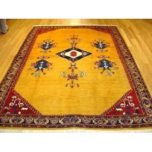    6x9 Hand Knotted Gabbeh Persian Rug   95x68