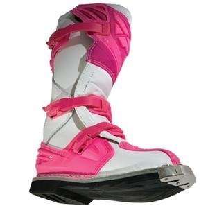  Fly Racing Womens Viper Boots   2009   7/Pink/White Automotive