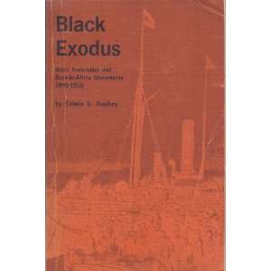  BLACK EXODUS EDWIN REDKEY Books