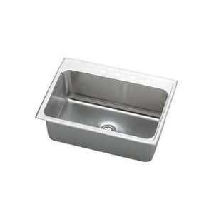  37 7/8 In Stainless Steel Drop In Single Bowl Kitchen Sink 