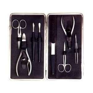   Premium 8 Piece Brushed Stainless Manicure Set
