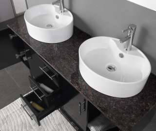 Modern Bathroom Vanity Contemporary Set Double Sink 59  