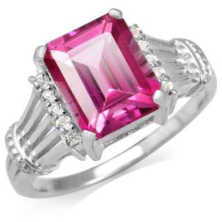36ct. Pink Topaz 925 Sterling Silver Filigree Ring(RN2075779.0001)