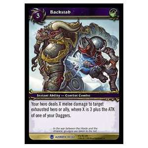  Backstab   Heroes of Azeroth   Rare [Toy] Toys & Games