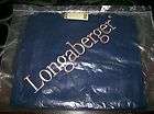 Longaberger Fabric TABLE COVER   58 SQ   INDIGO