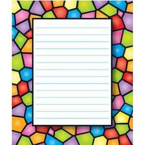    TREND ENTERPRISES STAINED GLASS NP NOTE PADS