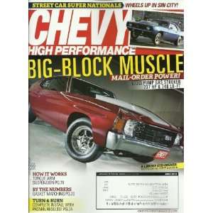 Chevy High Performance Magazine June 2012 Big Block Muscle, Street Car 