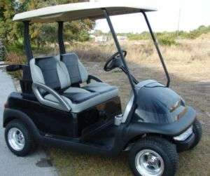 Custom Yamaha Golf Cart Two Toned Bucket Seats  