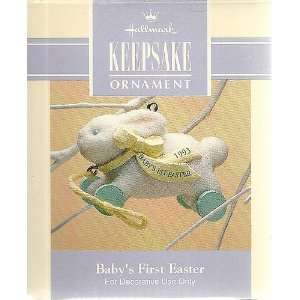    Hallmark Keepsake Babys First Easter QEO8345 1993