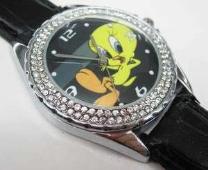 New Leather 118 Diamond Crystal Watch / Tweety Bird  