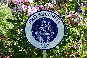 Pro Security Burglar Alarm Yard Signs + Decals NEW NR  