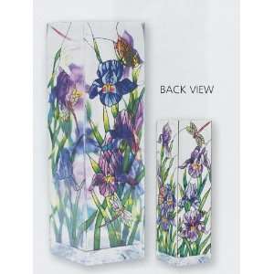  Irises   Vase by Joan Baker
