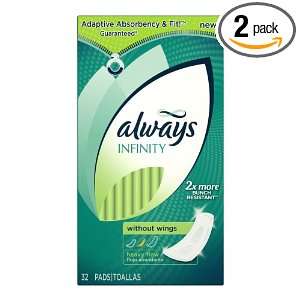 Always Infinity Pads, Heavy Flow without Wings Unscented 