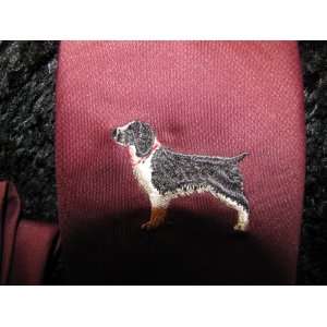  Springer Spaniel Silk Necktie 