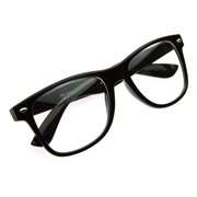   Clear Lens Wayfarer Style Glasses Eyeglasses Nerd Geek Eyewear  