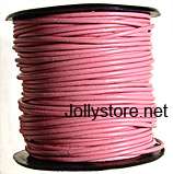 Pink Genuine Leather Cord 1mm x 25 yds. crafts beading  