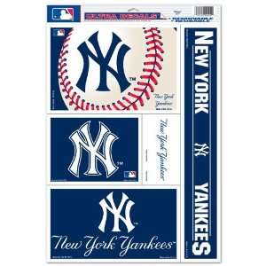    New York Yankees Static Cling Decal Sheet *SALE*